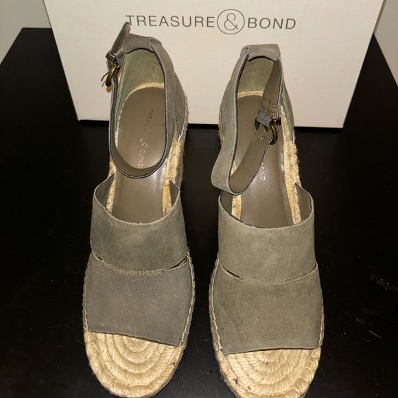 Treasure & Bond Sannibel Platform Wedge Sandal - Picture 2 of 4